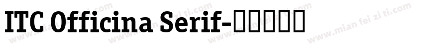 ITC Officina Serif字体转换